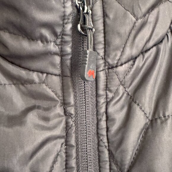 MARKER Women's Quilted Full Zip Jacket Black Front Pockets Insulated Waterproof - Picture 4 of 12